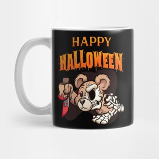 Zombie Bear Halloween Mug